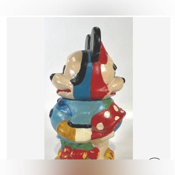 1979 Mickey and Minnie Mouse - VINTAGE Two Side Turnabout COOKIE JAR - Picture 3 of 5